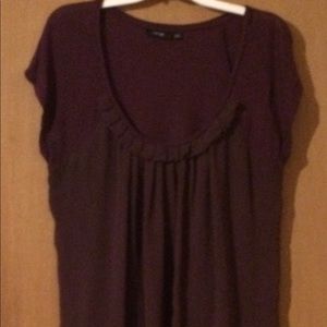 Sz L Plum colored Apt 9 blouse